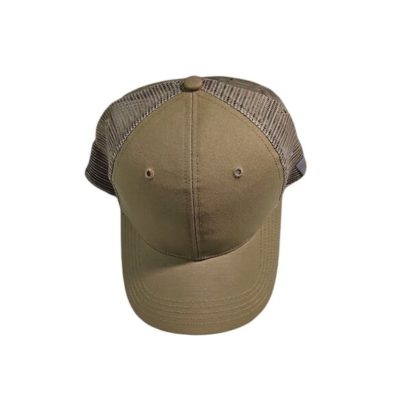 Carhartt Men's Rugged Professional Series Canvas Mesh-Back Tan Cap - Picture 2 of 4